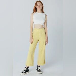 Anthropologie Unpublished GEMMA High-Rise Mod Sailor Crop Pants NWT Women’s Sz31